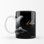 Caneca do livro "Ella", de Leandro Angonese